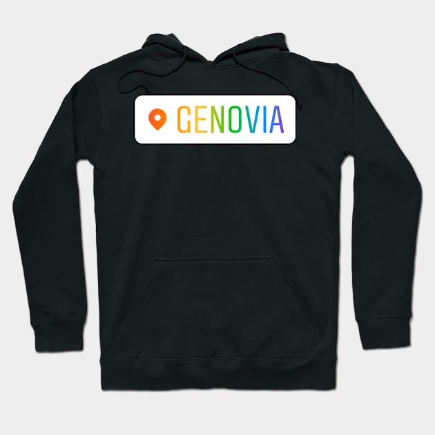 Genovia Instagram Location Hoodie by baranskini